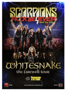 Scorpions ‘Rock Believer North America Tour 2022’ Coming to the Kia Forum October 4