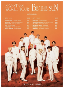 SEVENTEEN ‘BE THE SUN’ TOUR COMING TO THE KIA FORUM AUGUST 17